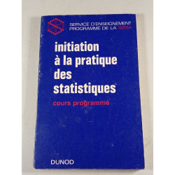 Initiation à la pratique des statistiques