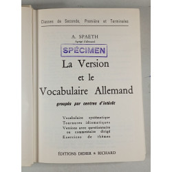 La Version et le Vocabulaire Allemand