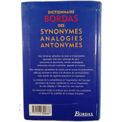 Dictionnaire des synonymes analogies antonymes
