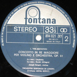 Concerto Per Violino E Orchestra