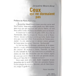 Ceux qui ne dormaient pas