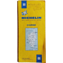 Michelin Carte 1/200 000 - 1 cm pour 2 km - avec relief Corse