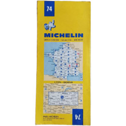 Carte 1/200 000 - 1 cm pour 2 km - Avec relief nº 74