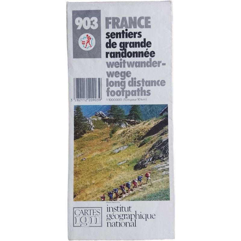 FRANCE sentiers de grande randonnée weitwanderwege long distance...