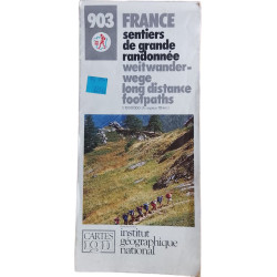 FRANCE sentiers de grande randonnée weitwanderwege long distance...