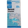 Carte Topographique 0417 est Brest Crozon