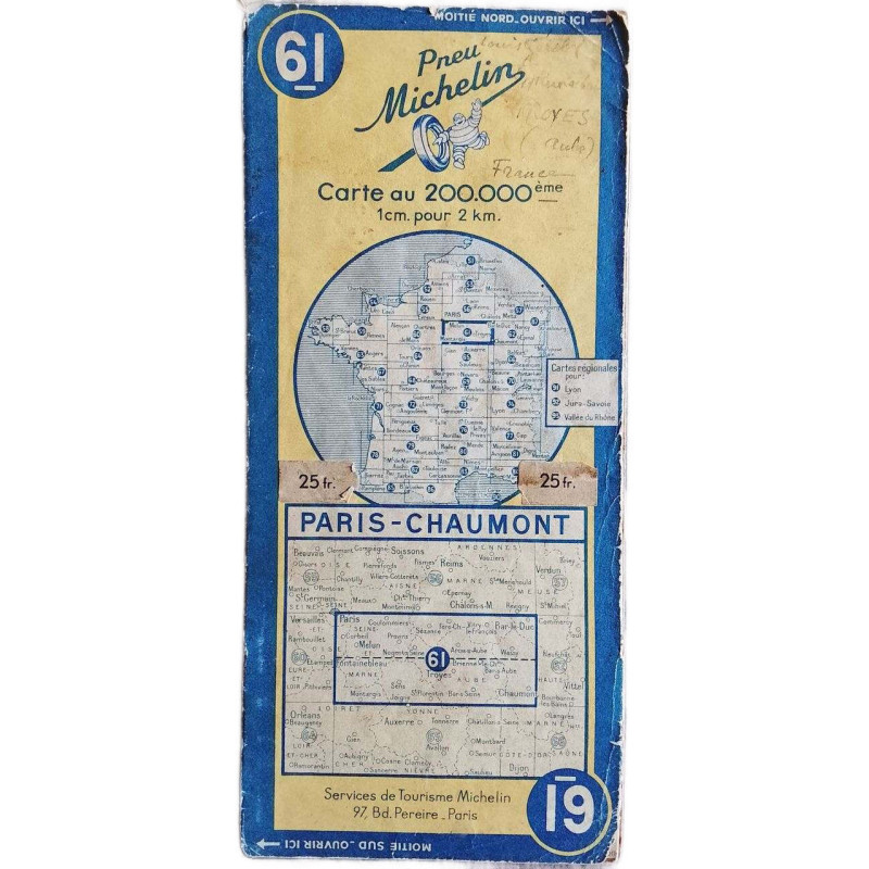 Carte au 200.000ème nº 19