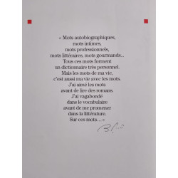 Les mots de ma vie