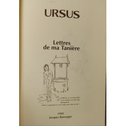Lettres de ma tanière