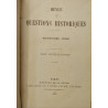 Revue des questions historiques
