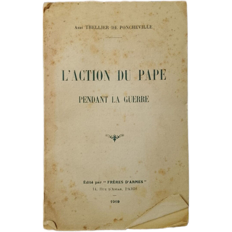 L'action du Pape pendant la guerre