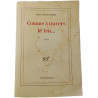 Comme à travers le feu