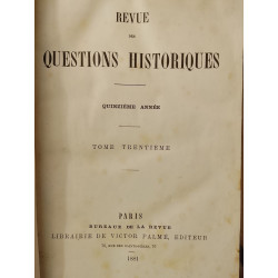 Revue des questions historiques