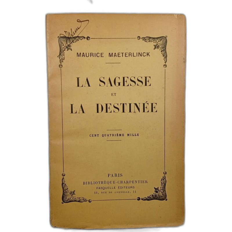 La Sagesse et la Destinée