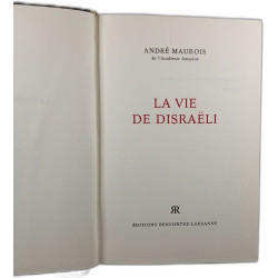 La Vie de Disraeli