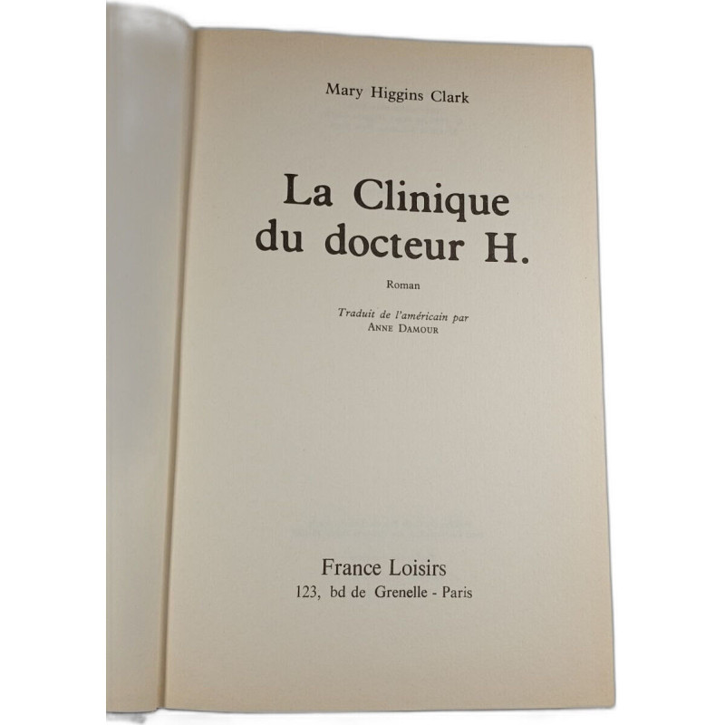 La Clinique du docteur H
