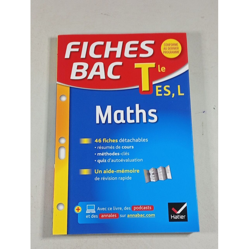 Fiches Bac Tle ES L Maths