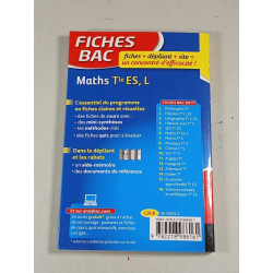 Fiches Bac Tle ES L Maths