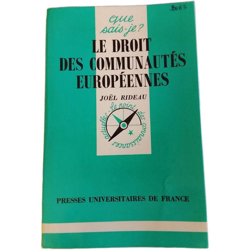 Le droit des communautés européennes