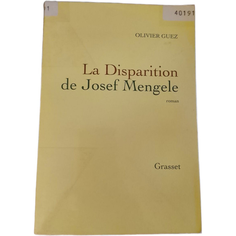 La Disparition de Josef Mengele
