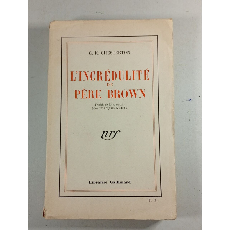 L'incrédulité de Père Brown