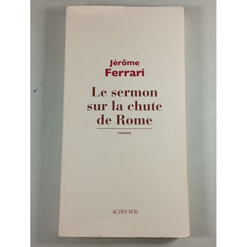 Le sermon sur la chute de Rome