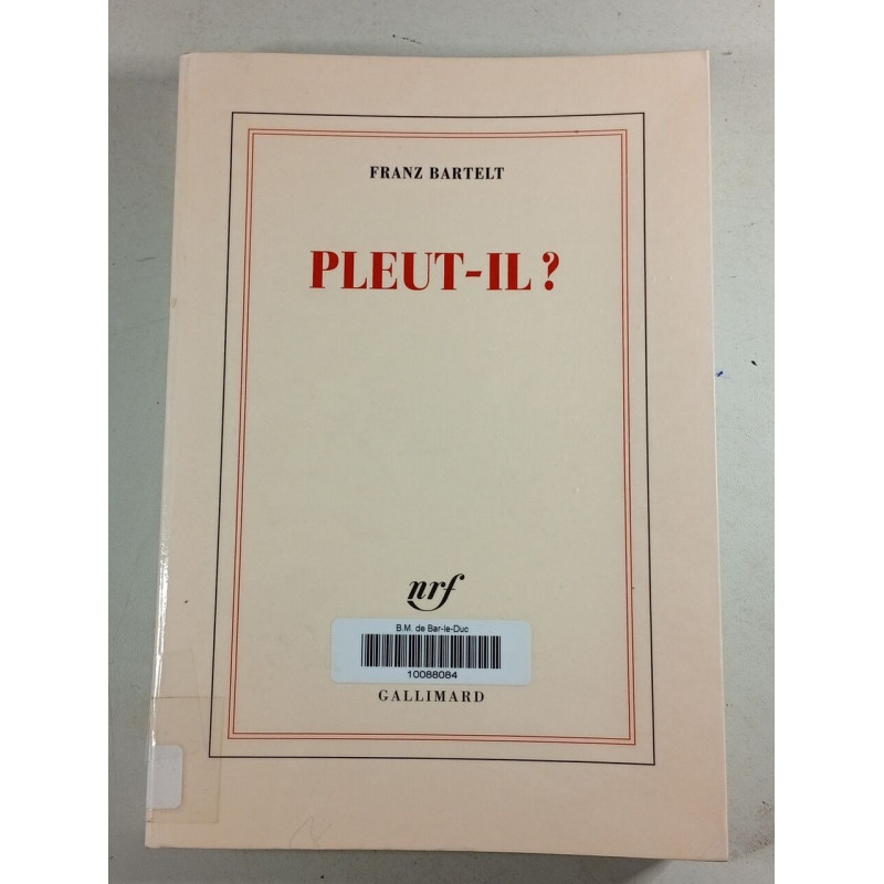Pleut-il