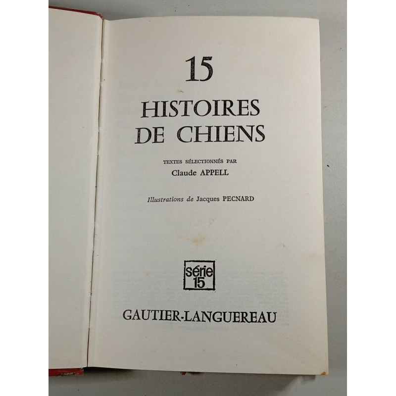 15 Histoires de chiens