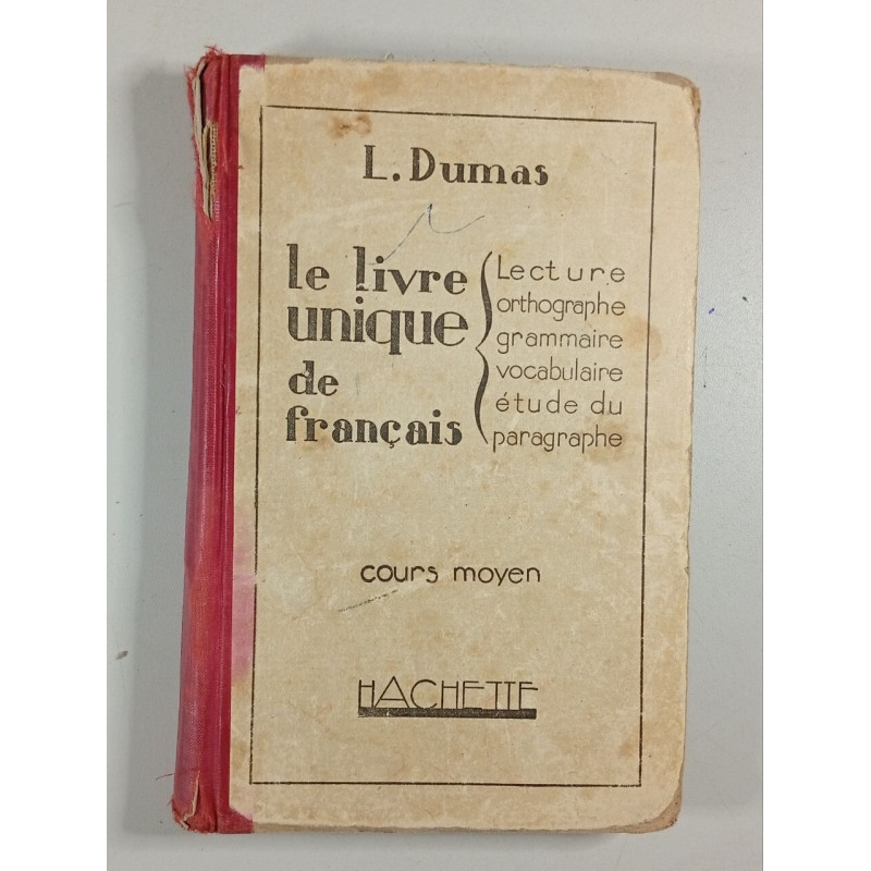 Le livre unique de français