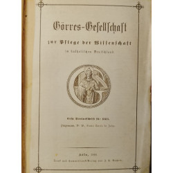 Görres-Gesellschaft zur Pflege der Wissenschaft im katholischen...