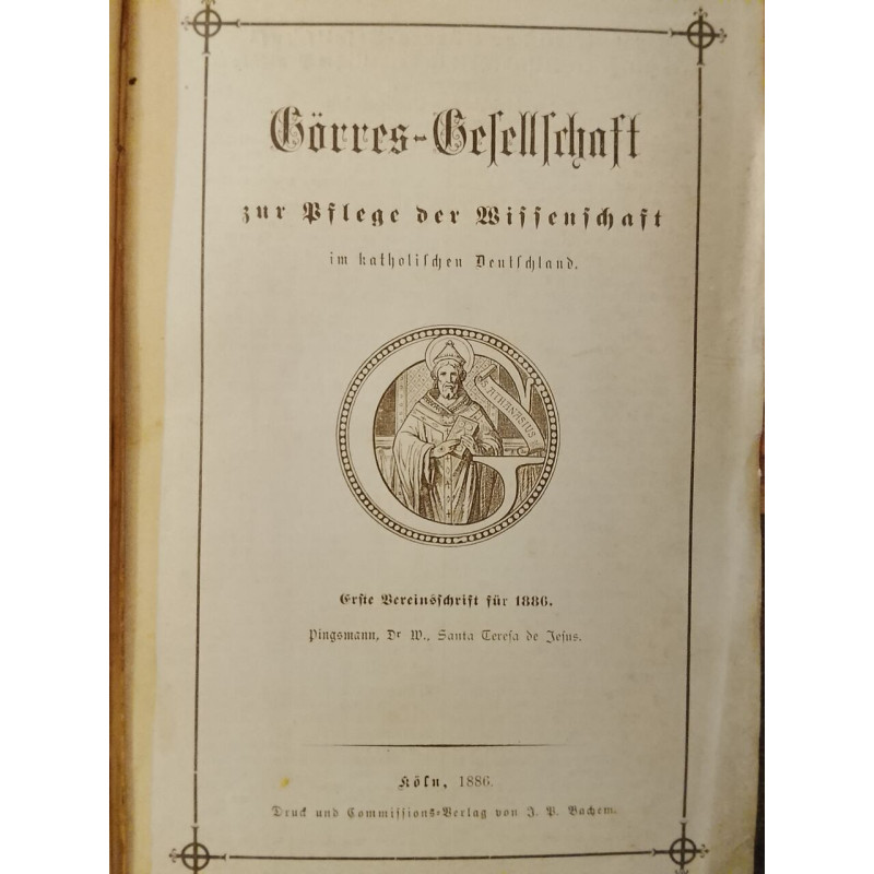 Görres-Gesellschaft zur Pflege der Wissenschaft im katholischen...