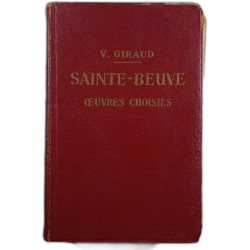 Sainte-Beuve Œuvres choisies