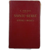 Sainte-Beuve Œuvres choisies