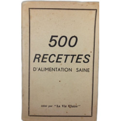 500 recettes d'alimentation saine