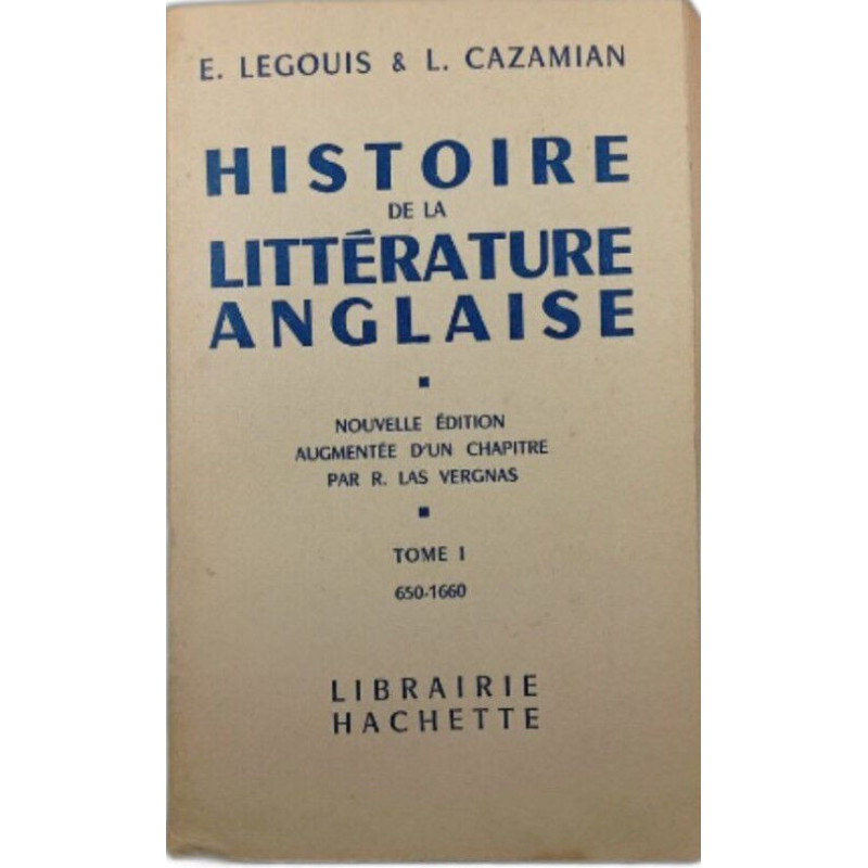 Histoire de la littérature anglaise
