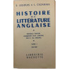 Histoire de la littérature anglaise