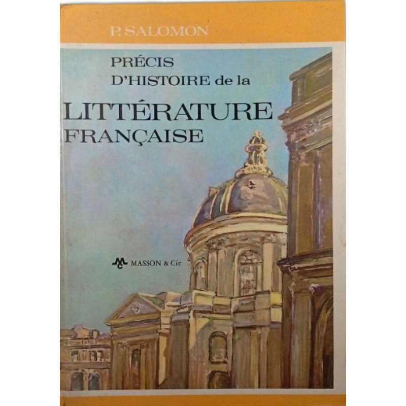 Précis d'histoire de la littérature française