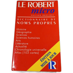Le Robert Micro - Dictionnaire de noms propres