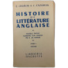 Histoire de la littérature anglaise
