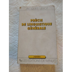 Précis de linguistique générale