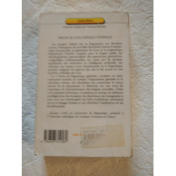 Précis de linguistique générale