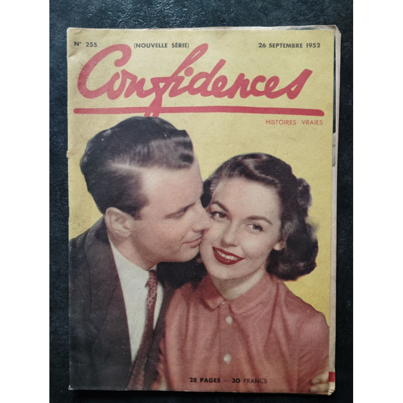 Revue - Confidences Nº255 - Septembre 1952