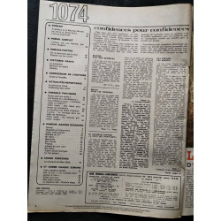 Revue - Confidences Mon Journal Nº1074