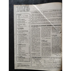 Revue - Confidences Mon Journal Nº1075