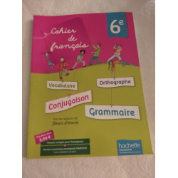Cahier de français 6e