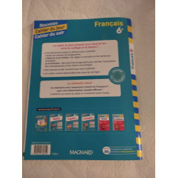 Nouveau Cahier du jour Cahier du soir Français 6e