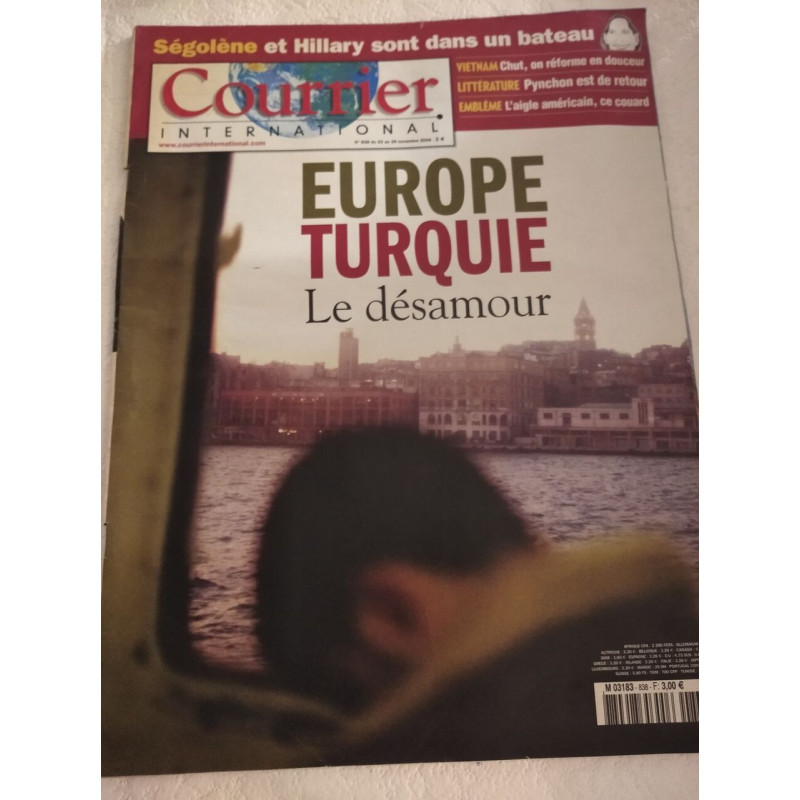 Europe Turquie Le désamour