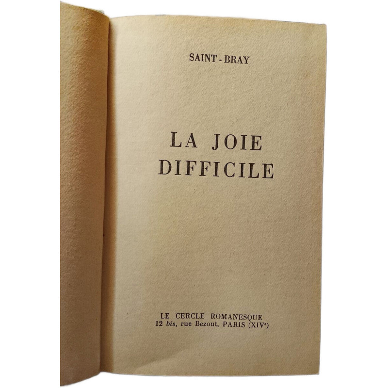 La joie difficile