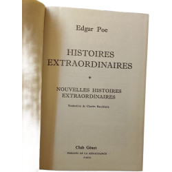 Histoires extraordinaires
