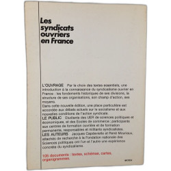 Les syndicats ouvriers en France